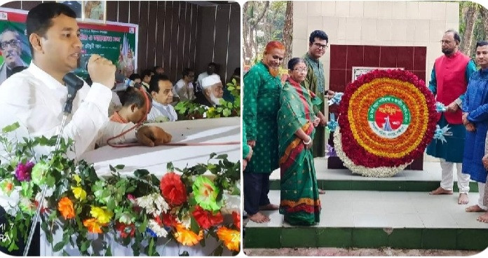 রায়পুরে মহান স্বাধীনতা ও জাতীয় দিবস পালন