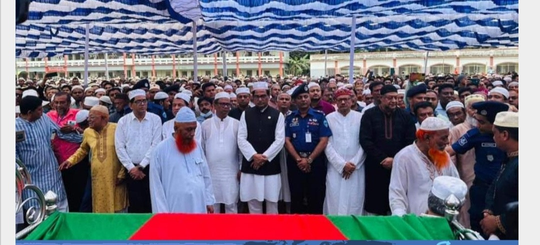 বঙ্গবন্ধুর একান্ত সহচর  বীর মুক্তিযোদ্ধা এম এ তাহেরের রাষ্ট্রীয় মর্যাদায় দাফন সম্পন্ন