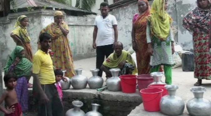 রমজানকে সামনে রেখে মোংলায়ে উপকূলে সুপেয় পানির তীব্র হাহাকার