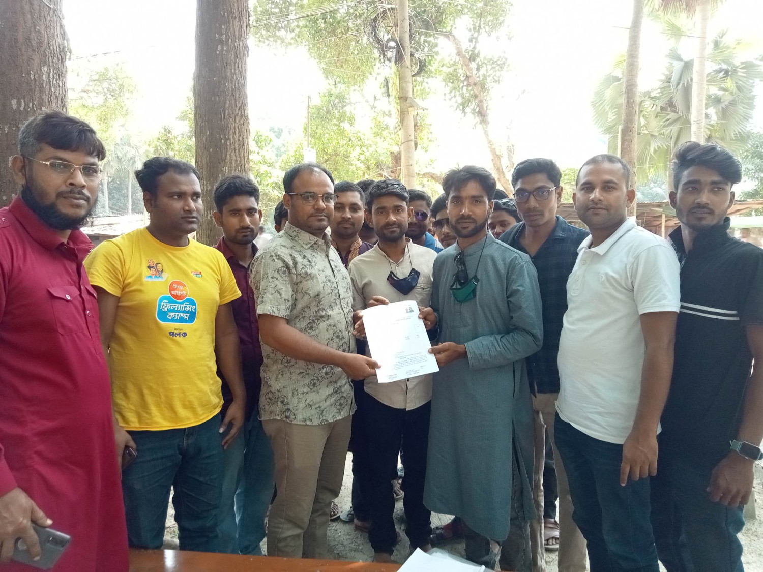 সাধারণ সম্পাদক পদপ্রার্থী আলমগীর হোসেনের ফরম উত্তোলন ও জমাদান সম্পুর্ন