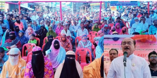 মোড়েলগঞ্জের খাউলিয়ায় এমপি মিলনের প্রচারাভিযানে রুপ নিয়েছে জনসভায়