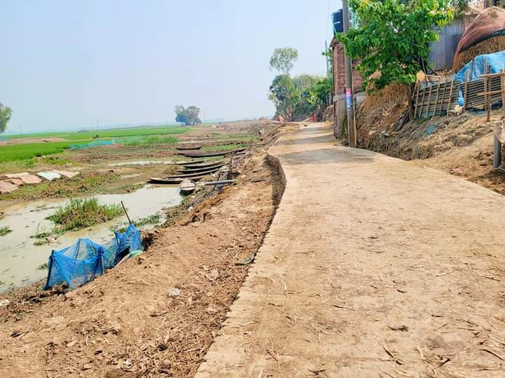 অবহেলিত দুর্গম পল্লী সারদা নগরে এখন উন্নয়নের ছোঁয়া