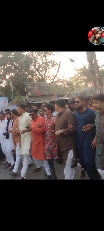 যুবলীগের সুবর্ন জয়ন্তীতে ফরিদপুর যুবলীগ নেতা ফারহানের চমক